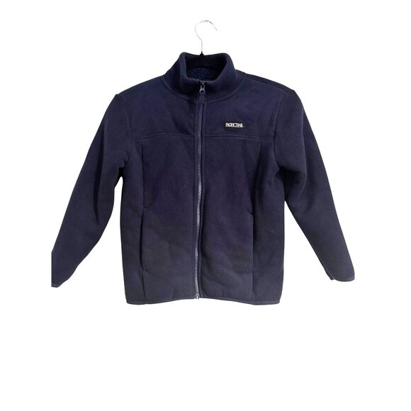 Pacific Trail Kids Fleece Zip-Up Jacket S 7/8 Navy Blue Polyester Warm & Cozy - Picture 1 of 6